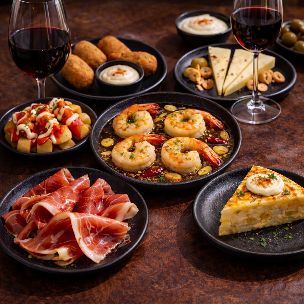 Spanische Tapas und Wein im La Esperanza Tapas Restaurant Berlin Mitte